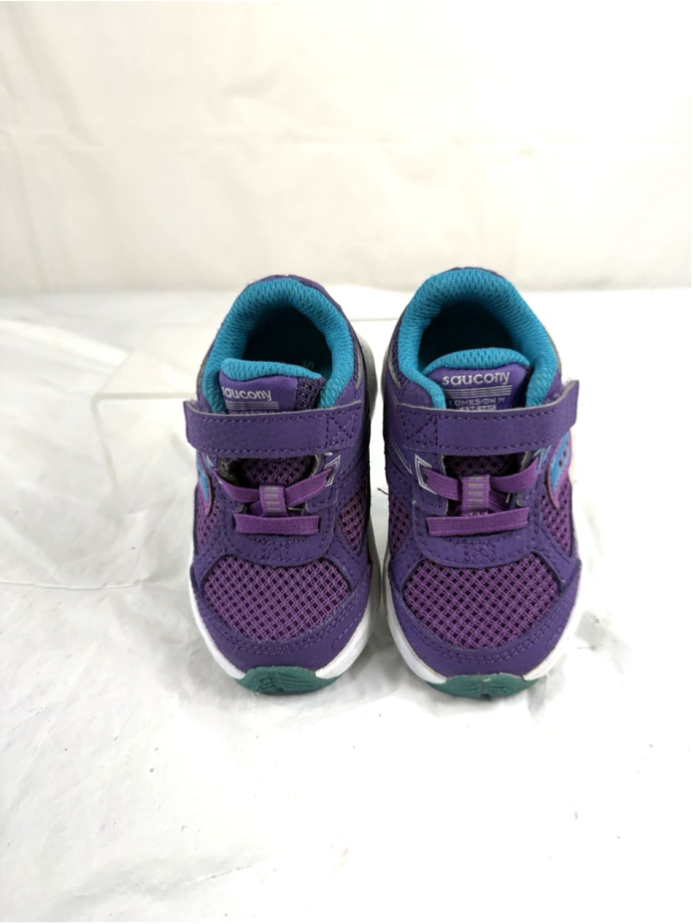 Saucony Kids’ Cohesion 14, Purple Sneakers, Girls’ Size 5M
